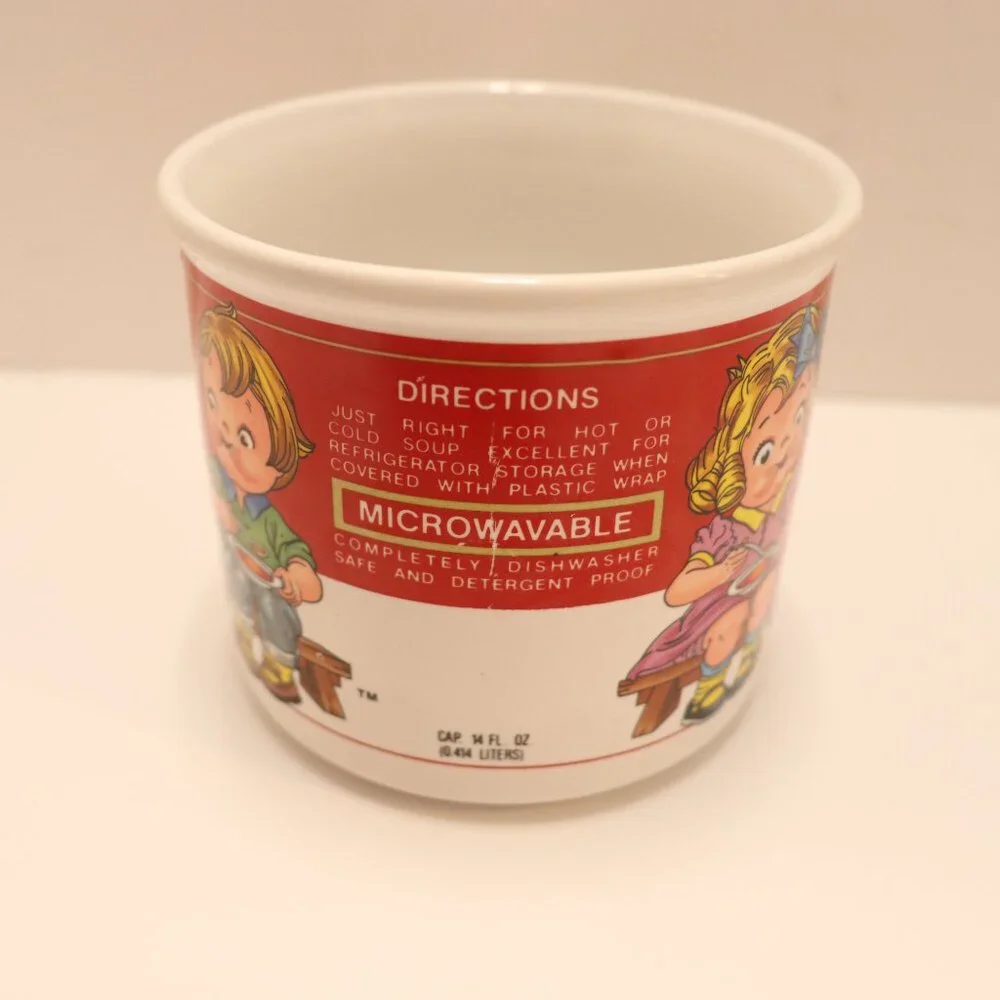 Campbell's Soup Vintage Advertising Cup by Westwood 1993 14 Ounces